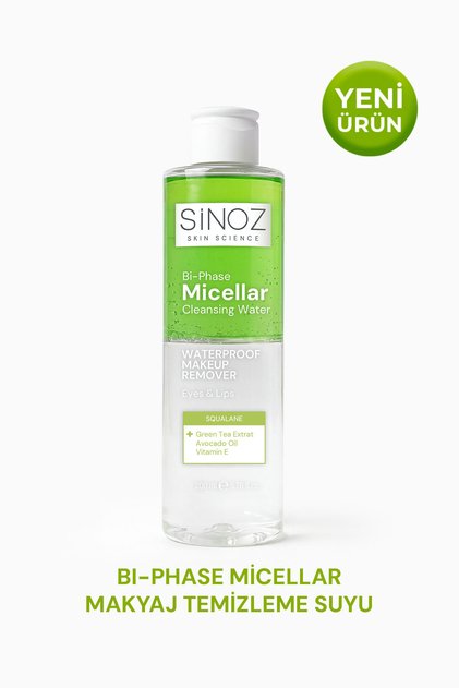 Çift Fazlı Micellar Makyaj Temizleme Suyu 200 ml (Göz ve Dudak - Suya Dayanıklı Makyajlar İçin)