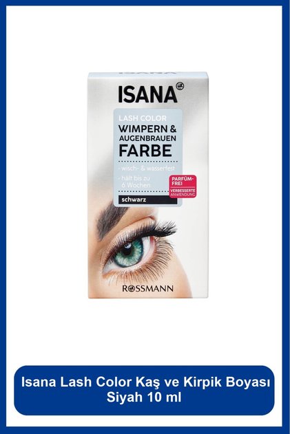 Lash Color Kaş ve Kirpik Boyası Siyah 10 ml