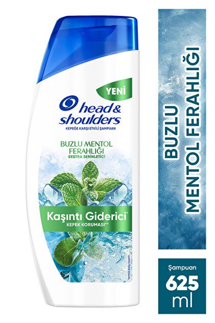 Buzlu Mentol Ferahlığı Kaşıntı Giderici ve Serinlik Hissi Şampuan 625 ml