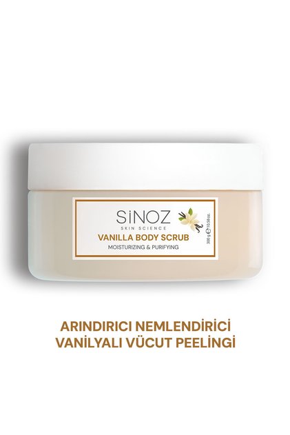 Body Scrub Besleyici Arındırıcı Nemlendirici Vanilyalı Vücut Peelingi 300 gr