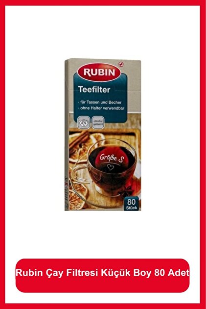 Çay Filtresi Küçük Boy 80'li