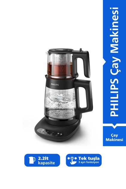 5000 Serisi Çay Makinesi, 2.2 Litre, 1900W, Çay ve Mama Suyu hazırlama, HD7360/00
