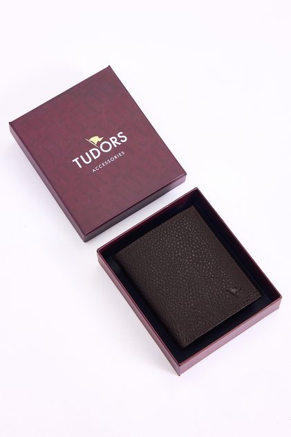 Genuine Leather Men's Brown Wallet