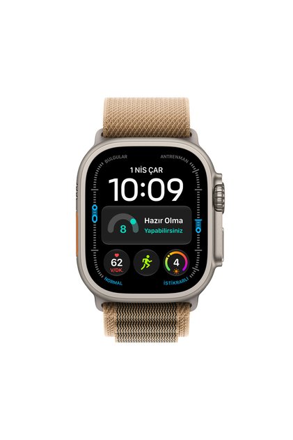 Watch Ultra 4 GPS + Cellular 49mm Natürel Titanyum Kasa ve Çöl Rengi Alpine Loop - L