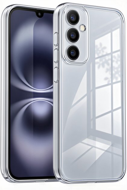 Galaxy A55 Kılıf Kamera Korumalı Renksiz Şeffaf Esnek Silikon Kapak