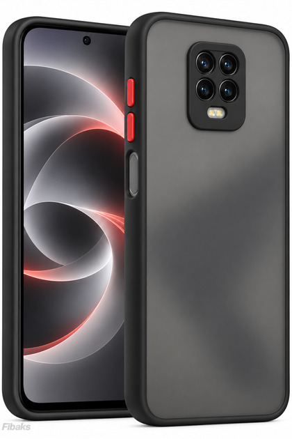 Redmi Note 9 Pro/9S Case with Camera Protection Matte Colored Frosted Hux Silicone
