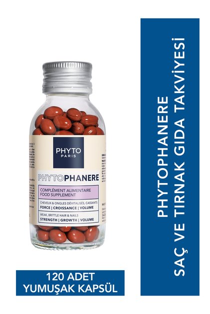 Phytophanere Saç, Tırnak ve Cilt için Takviye Edici Gıda 120 Kapsül