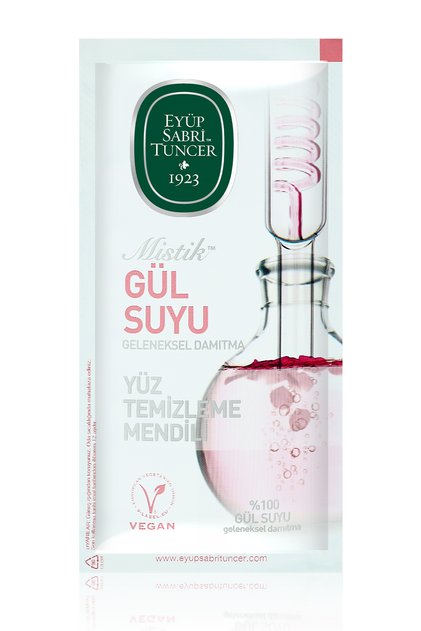 Mistik Gül Suyu Yüz Temizleme Mendili 75'li Paket