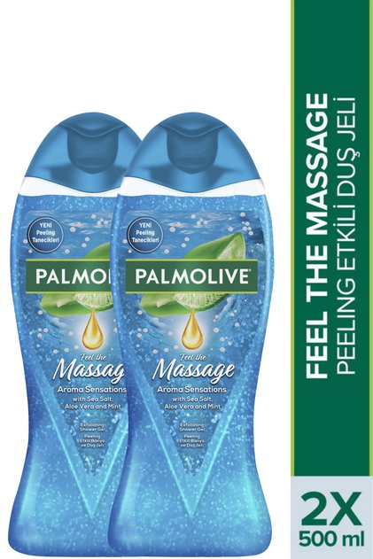 Aroma Sensations Feel The Massage Peeling Etkili Duş Jeli 500 ml x2 Adet