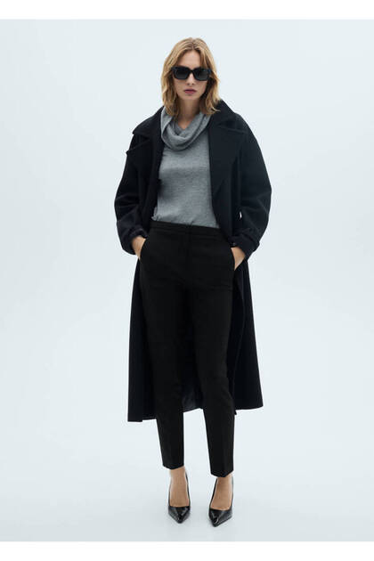 Slim-Fitting Short-Legged Pants