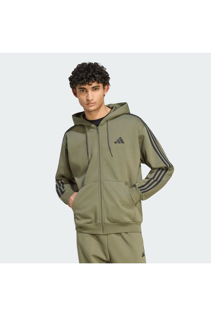 Hanorac cu glugă KY4142 M 3S FL FZ HD OLIFOU/BLACK
