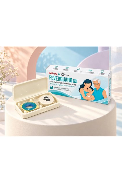 FEVERGUARD Akıllı Sürekli Giyilebilir Ateş Ölçer Termometre