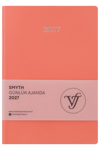 Smyth 2026 Daily Agenda A5 (14X21Cm) Flexible Cover Ivory 80 Gr.