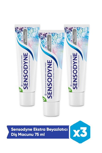 Hassas Dişler İçin Beyazlatıcı Diş Macunu 75 Ml x3