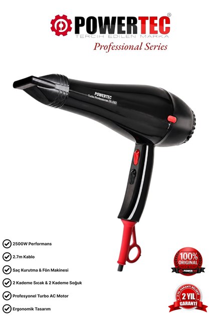 TR-1001 Profesyonel Fön Makinesi 2500 W
