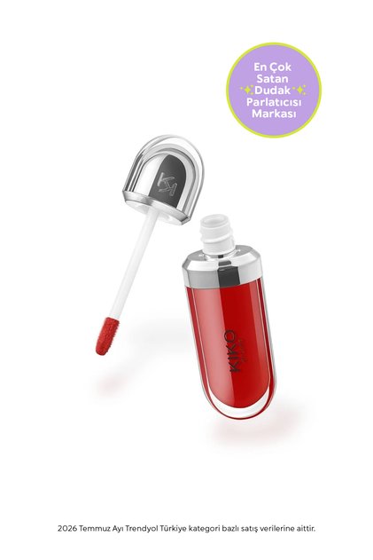 Dudak Parlatıcısı - 3D Hydra Lip Gloss - 13 Fire Red - Besleyici ve Nemlendirici