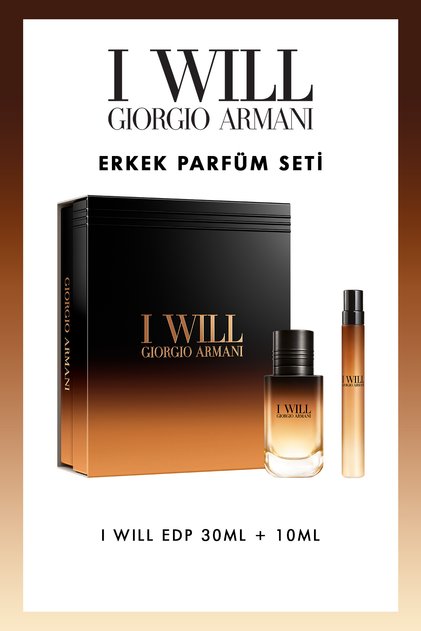 I Will Edp Erkek Parfüm Seti 30ml + 10ml 3614274831894