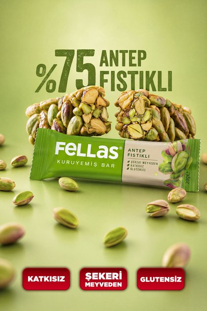 Antep Fıstıklı Kuruyemiş Bar (20 g) x 12 Adet