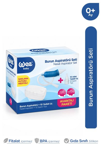 Burun Temizleyici Aspiratör Seti (10 Adet Yedek Uç)