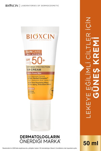 Sun Care SPF 50+ Leke Eğilimli Ciltler İçin Güneş Kremi – Alfa Arbutin, Hyaluronik Asit ve Kolajen
