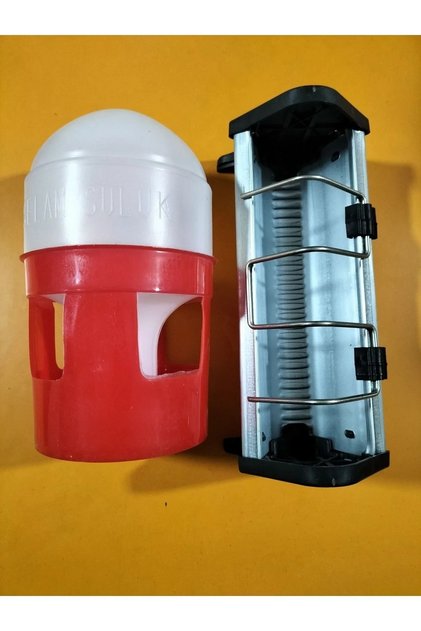 Güvercin Suluk 1,5 Lt ve 25 Cm Metal Yemlik Set