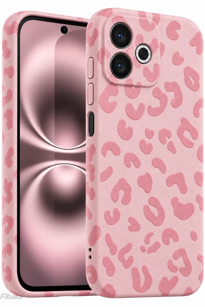 Redmi 13 4g Case Pink Leopard Stylish Design Premium Slim Soft Silicone