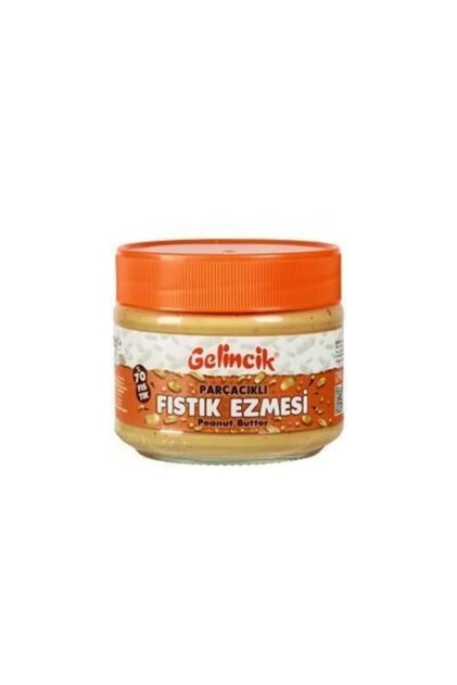 Kahvaltılık Sürülebilir Doğal Katkısız 320gr Özel Üretim Parçacıklı Fıstık Ezmesi