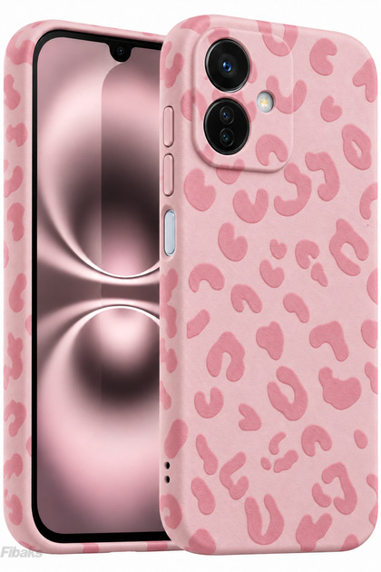 Redmi 13C Case Pink Leopard Stylish Design Premium Slim Soft Silicone