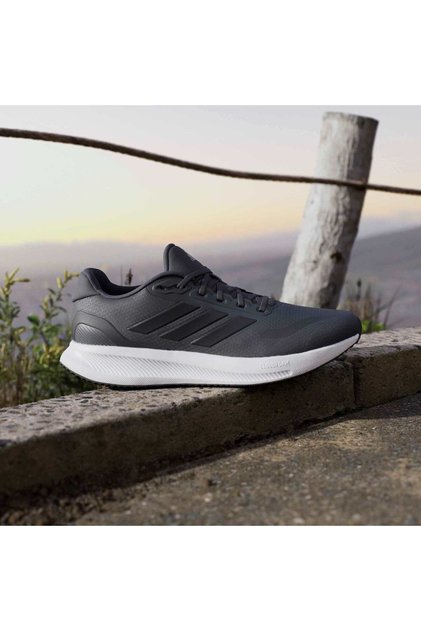 Men's Textured Running Shoes with Lace-Up Closure - Runfalcon 5