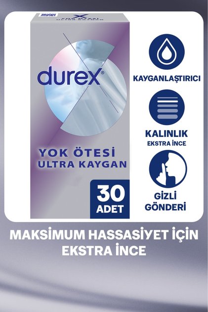 Yok Ötesi Ultra Kaygan 30'lu Prezervatif