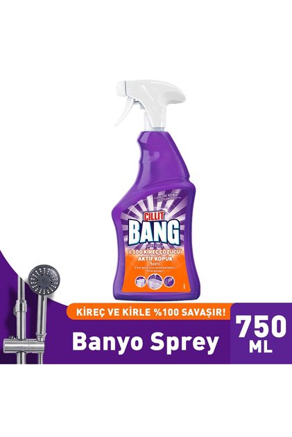 Banyo Temizleyici Kir, Kireç Ve Derz Arası Temizleyici Sprey 750 ml