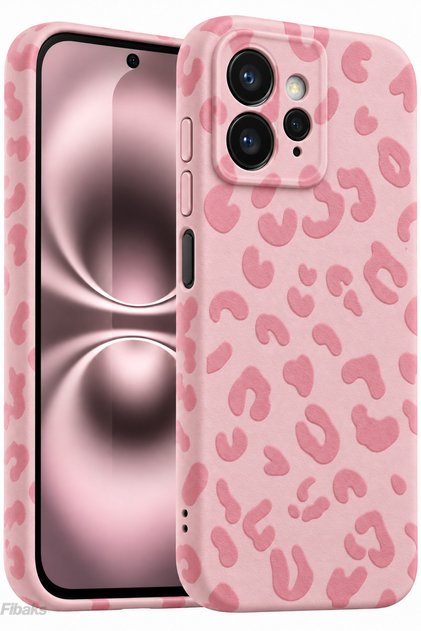 Redmi Note 12 4g Case Pink Leopard Stylish Design Premium Slim Soft Silicone