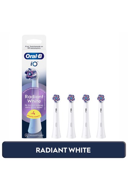İo Serisi Radiant White Orijinal Yedek Başlıkları Diş Beyazlatma 4'lü