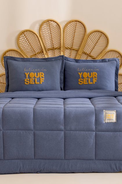 Motto Cotton Comfort Single Indigo