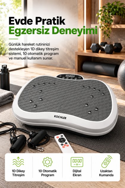 Yüksek Titreşimli Programlı Egzersiz Aleti ve Kondisyon Aleti
