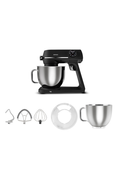 Multichef Artisan Digital Ekran 7 L Tam Döküm Stand Mikser Siyah Hamur Yoğurma Makinası