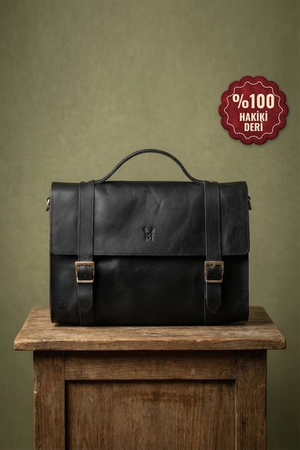 Toronto - Genuine Leather Postman and Briefcase