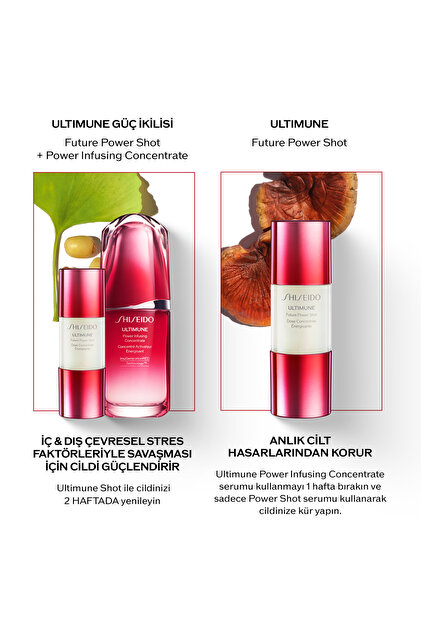SHISEIDO ULTIMUNE FuturePower 15ml 2セット Shiseido Ultimune Future Power Shot 15 ml - Fiyatı, Yorumları