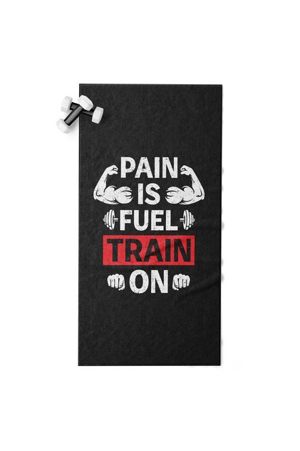 Dijital Baskılı Spor Sporcu Fitness Havlusu 50x100 Cm %100 Pamuk