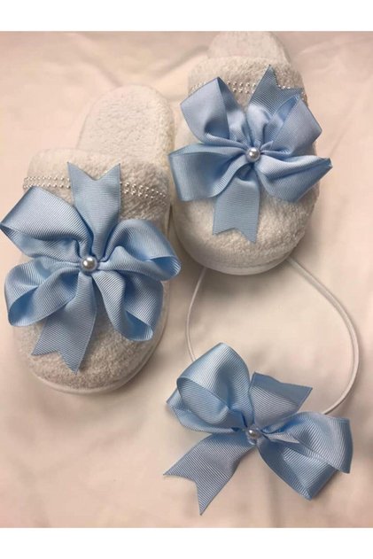 Lohsa Sets Bow Maternity Slippers Crown Set 1060 – Maternity Set, Stylish Design, Women's Accessory – Lo