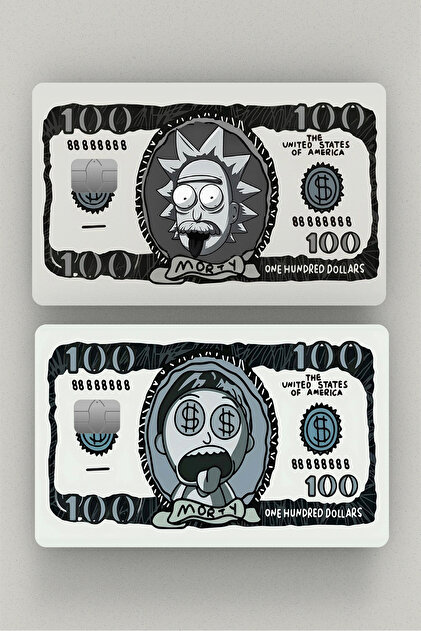 Namgo 2'li Rick and Morty Dollar Kredi Kartı, Akbil ve Kart