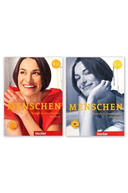 Hueber Yayınları Menschen B1.1 + B1.2 Kursbuch, Arbeitsbuch + Dvd 
