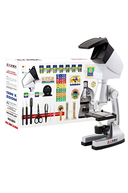 Zoomex Stx-1200 Mikroskop Seti -1200x Büyütme - Eğitici Ve