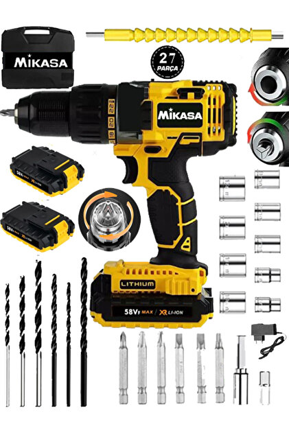Mikasa Tools Japan Technology 58 V 10 Ah Çelik Şanzuman Bakır
