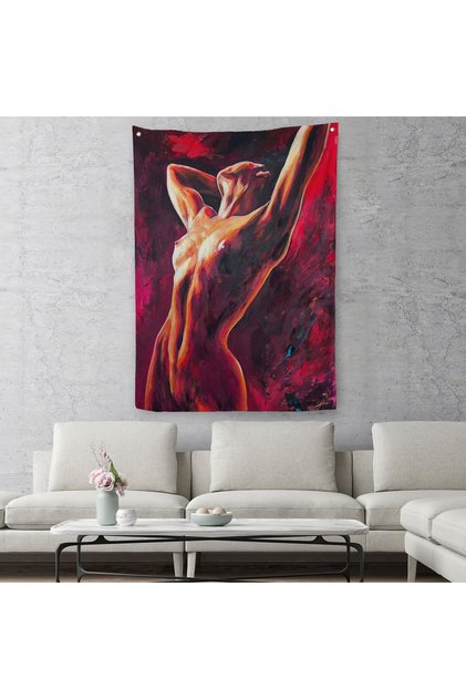 Naked Sexi Woman Decorative Wall Covering - Carpet-6140