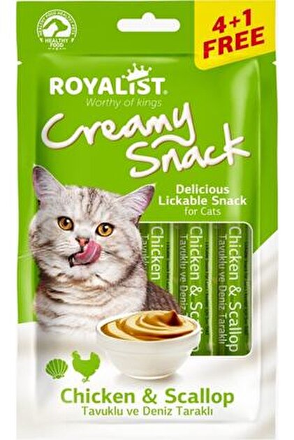 Royalist Creamy Snack-chicken Tavuklu Kedi Ödül Maması 75 gr