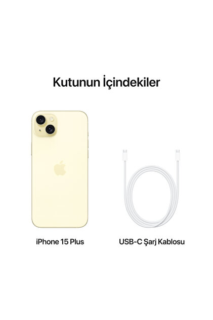 Apple iPhone 15 Plus 128 GB Sarı - Fiyatı, Yorumları