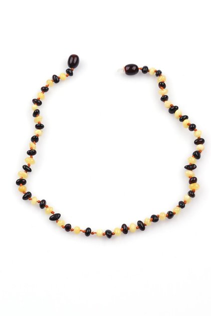 Damla Amber Baby Teeth Necklace Lithuania Certified – 30 cm