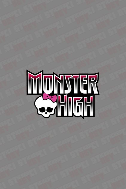 Monster Hıgh Girl Kuru Kafa Renkli Baskılı Otomobil - Motosiklet - Sticker Kaplama Folyo Kesim