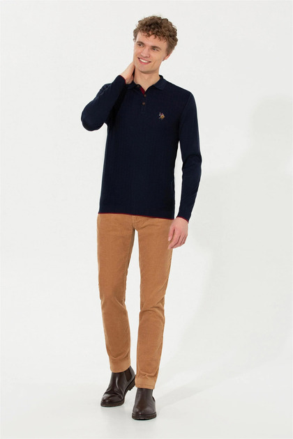 トップス pedestalpolo U.S. Polo Assn. U.S. POLO ERKEK 5 CEP SPOR SLİM FİT KADİFE
